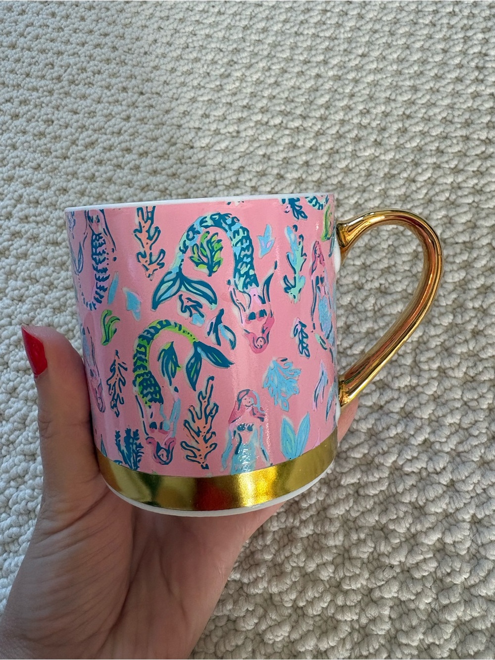Lilly Pulitzer Mermaid Mug